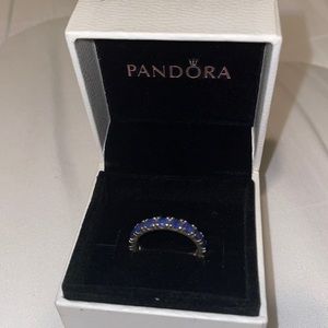 Sparkling Row Eternity Ring